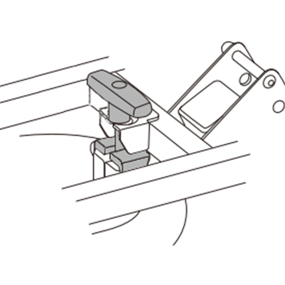 T - Knob Set of Foot Assembly For Mainframe - HR4500 Hollywood Racks Hardware