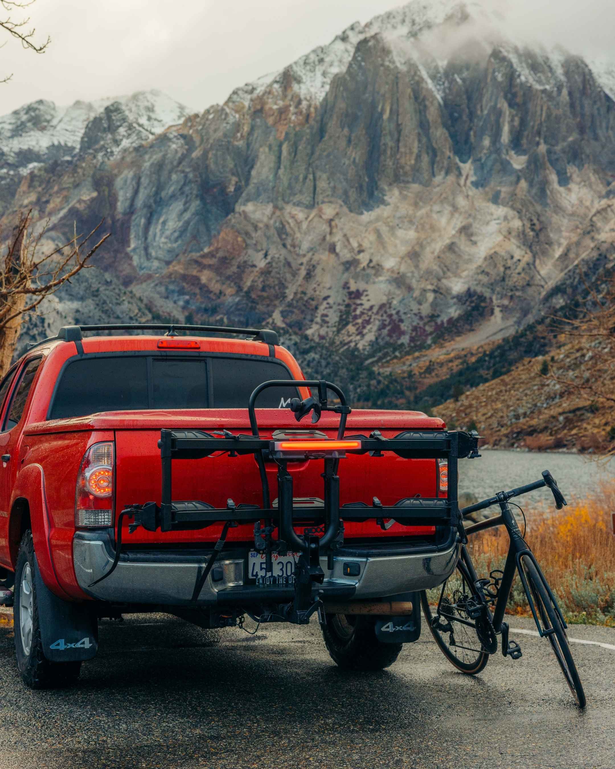 Destination E Bike Rack + LED Light Bar Hollywood Racks Ebike Rack