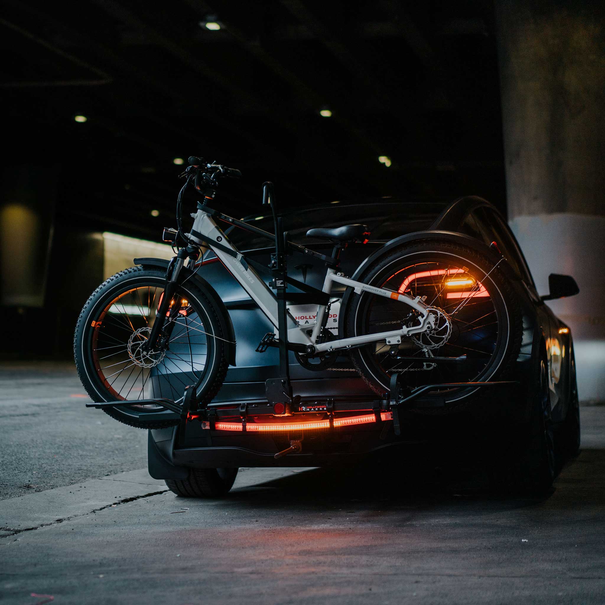 Safety Light Bar for Bike Racks Hollywood Racks Accessories