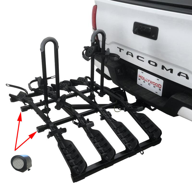 1 - 1/4" Reflectorized End Cap with Screw Hollywood Racks Accessories