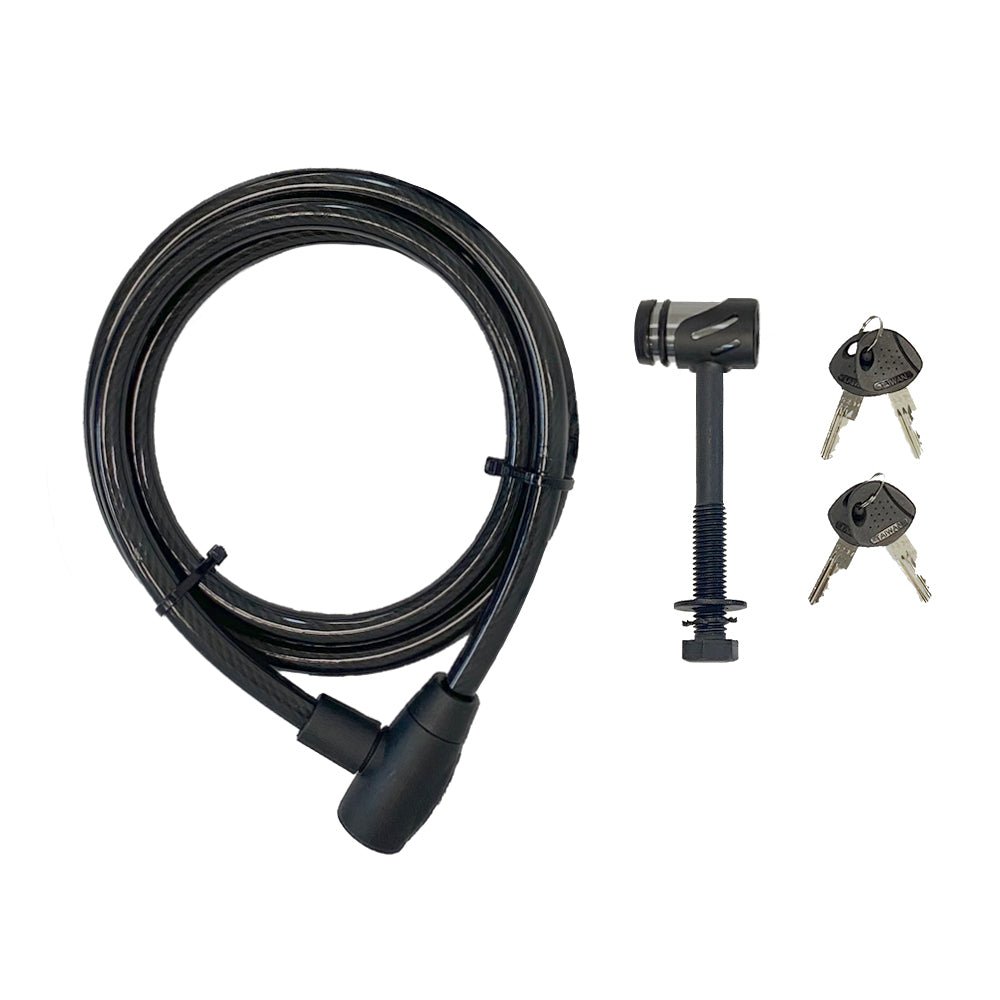 DELUXE LOCKING HITCH PIN WITH CABLE Hollywood Racks Accessories