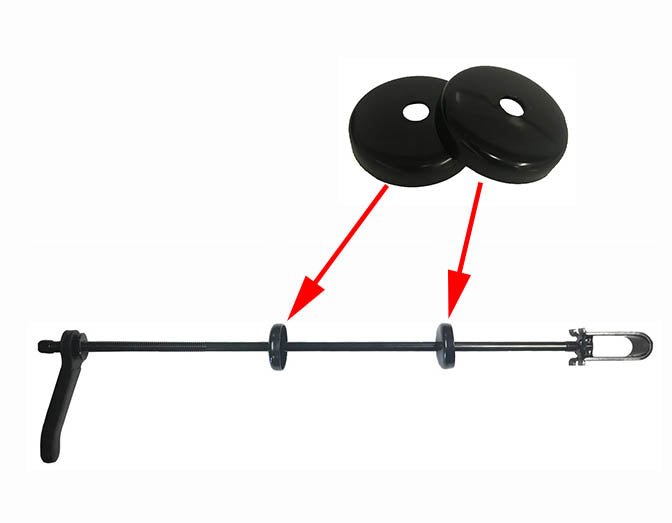 NO WOBBLE RUBBER GUIDE Hollywood Racks