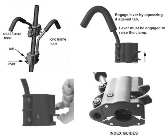 Long Frame Hook - Precision Slide Hollywood Racks Accessories