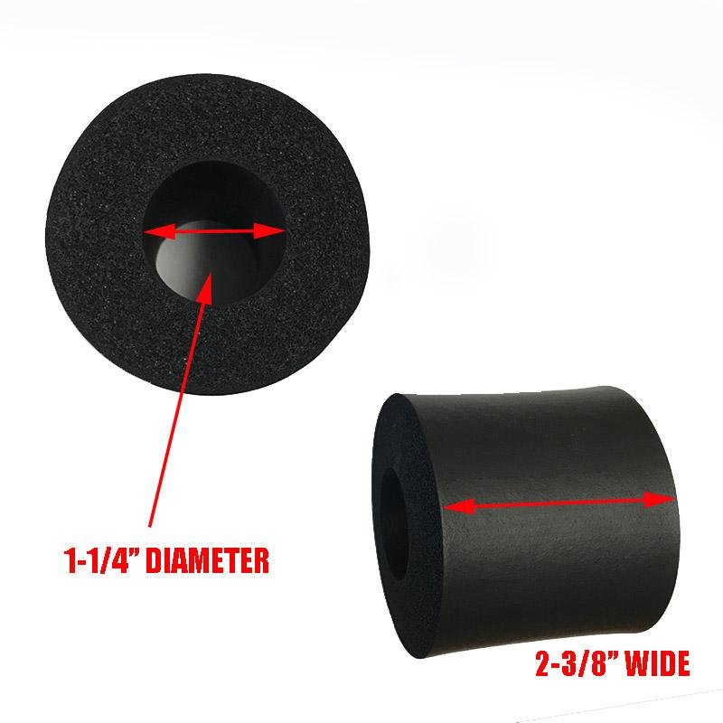 RUBBER PADS 1 - 1/4" (PAIR) Hollywood Racks Accessories