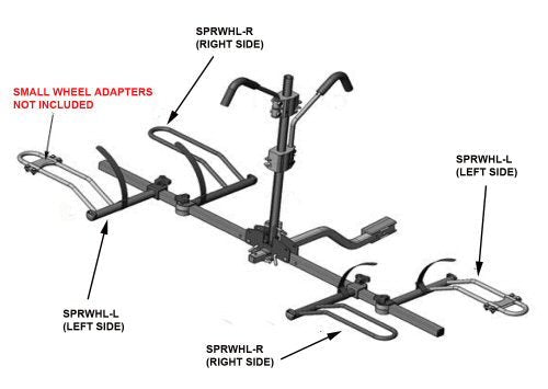 Left Side Recumbent Wheel Holder Hollywood Racks Accessories