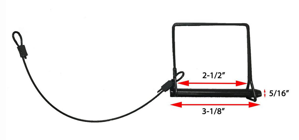 LOWER SNAPPER PIN FOR HR1000 & HR1000R: Y - SPEC Hollywood Racks Accessories