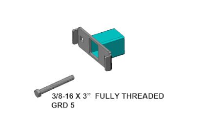 Extra short mounting bracket Hollywood Racks Accessories