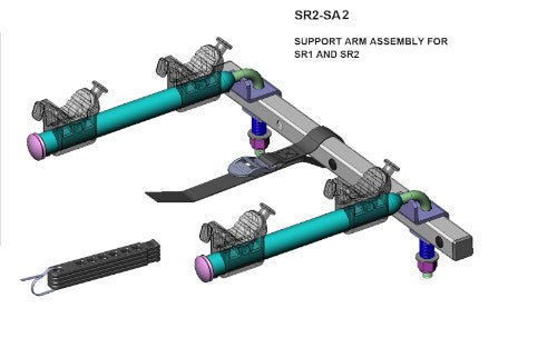 SR2 SUPPORT ARM BAR ASSEMBLY Hollywood Racks Accessories