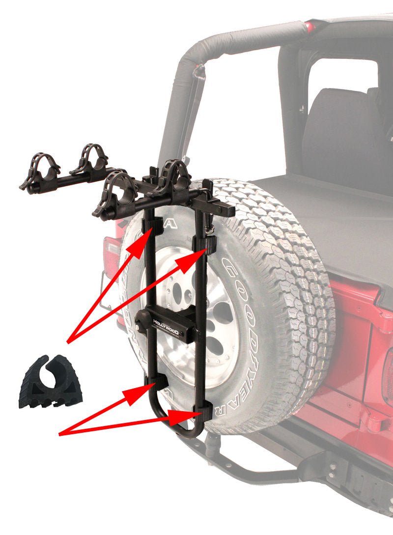 Rubber bumpers Hollywood Racks Accessories