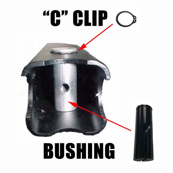 BUSHING & "C" CLIPS Hollywood Racks Hardware