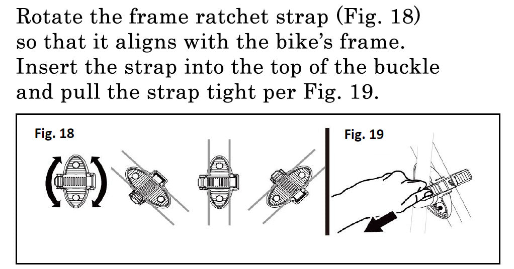 Destination Frame Ratchet Strap with Buckle Hollywood Racks Accessories