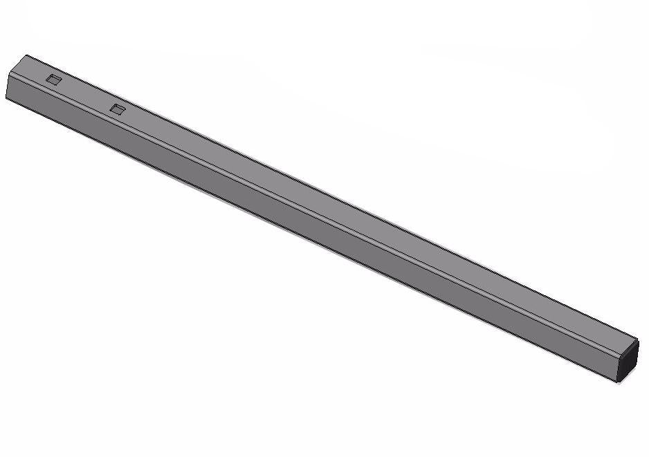WHEEL HOLDER SUPPORT TUBE (EACH): STANDARD WHEELBASE, Y and Z SPEC Hollywood Racks