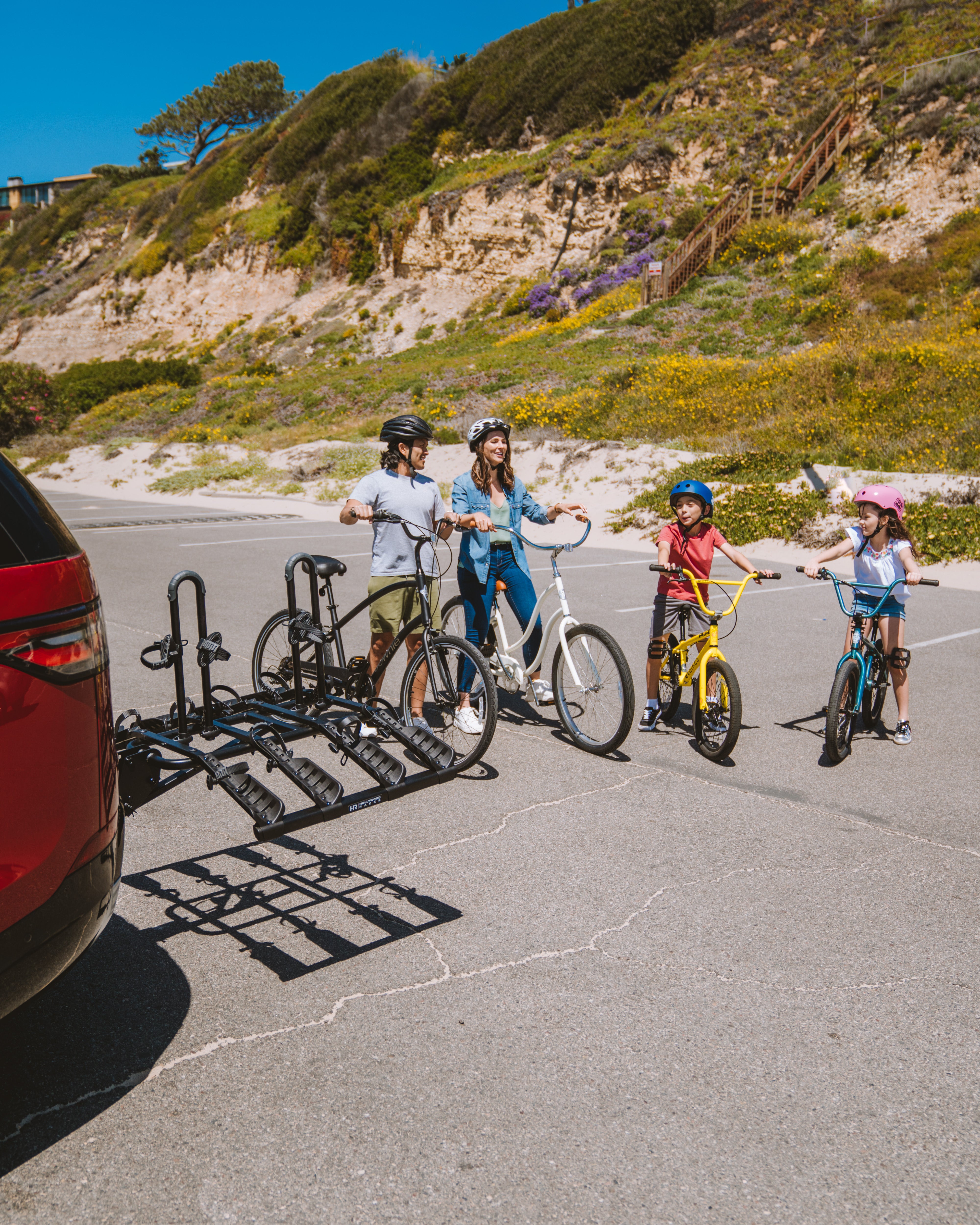 Family sales bike rack