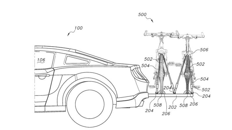 Ford's Bike Rack Patent