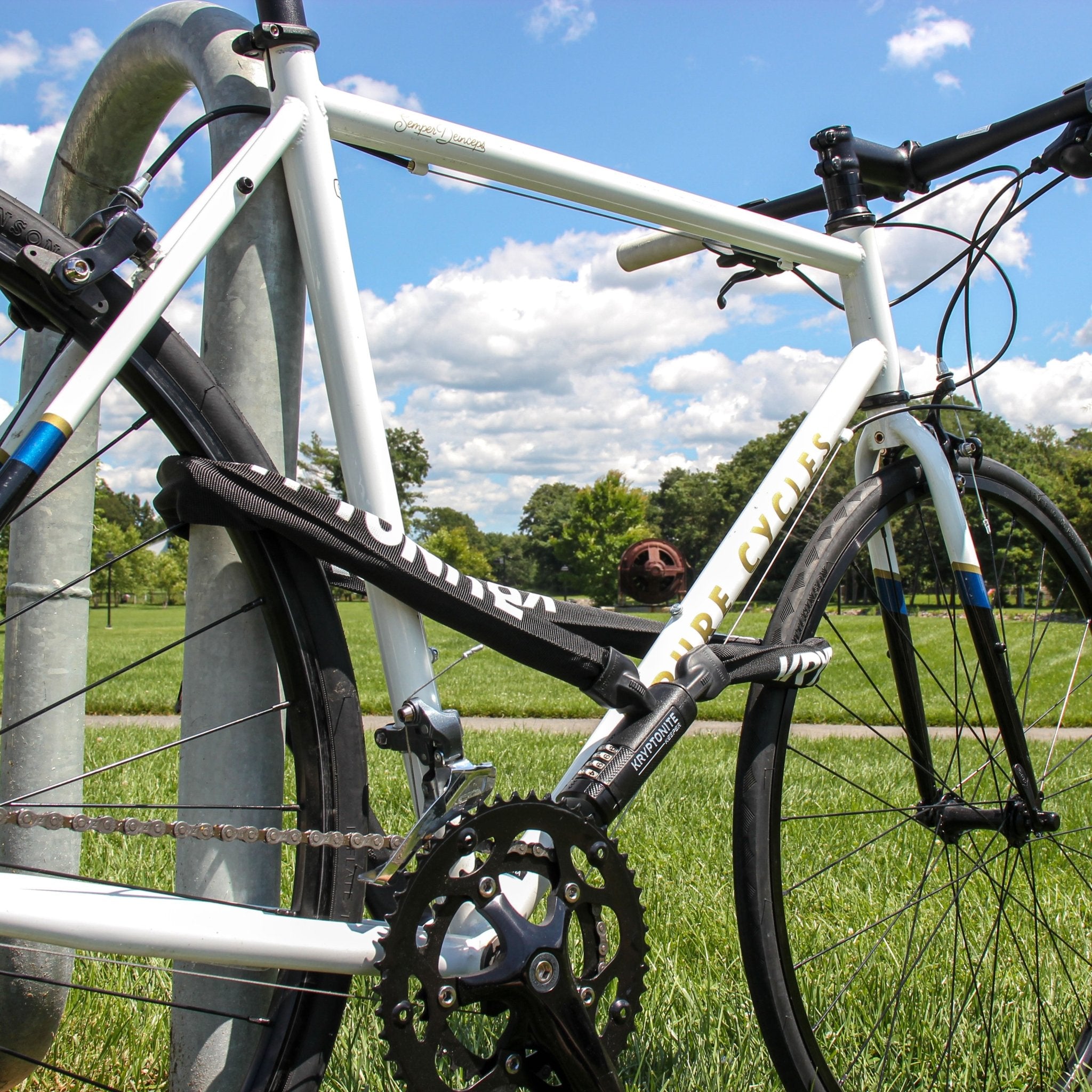 KRYPTONITE Keeper 712 Combo Chain Lock Hollywood Racks