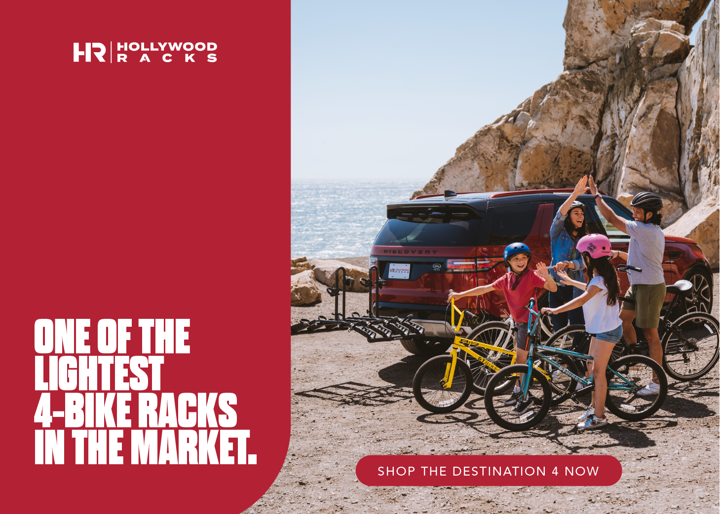 Destination Bike Rack Lightweight 4 Bike Rack Foldable Hitch Rack Hollywood Racks