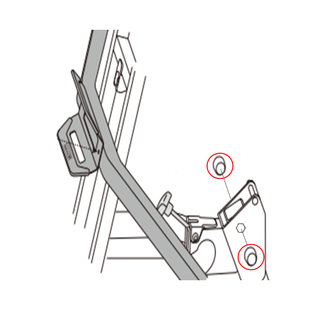 Bolt Covers for Destination E Bolts Hollywood Racks Hardware