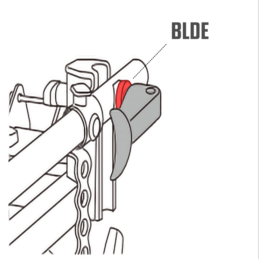 Bushing for Lever on Destination E Hollywood Racks Hardware