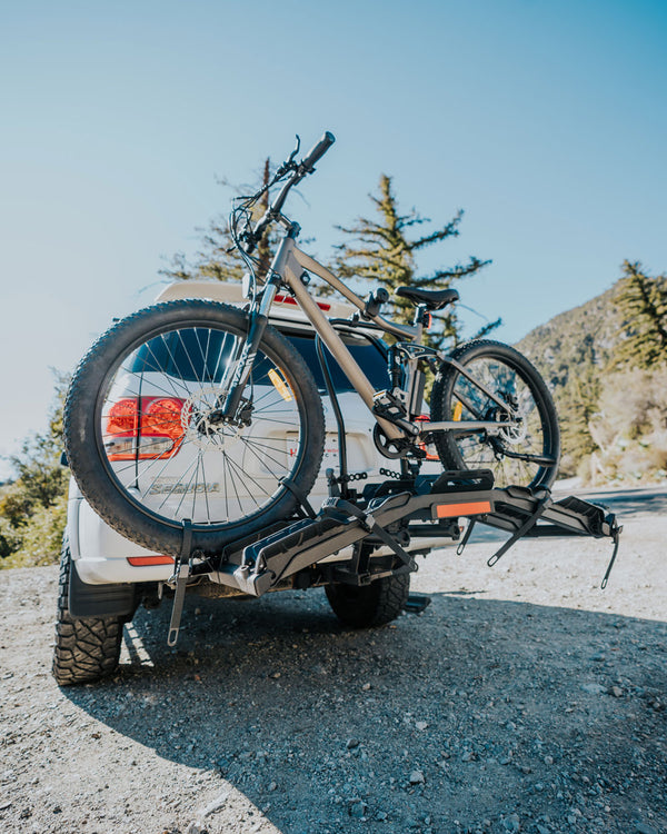 Destination E | Ebike Racks with Ramp for Electric Bikes | Hollywood Racks