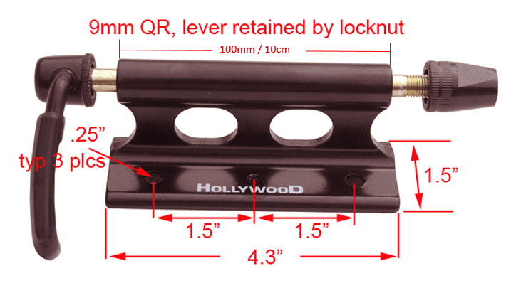970 Fork Block Hollywood Racks Fork Block