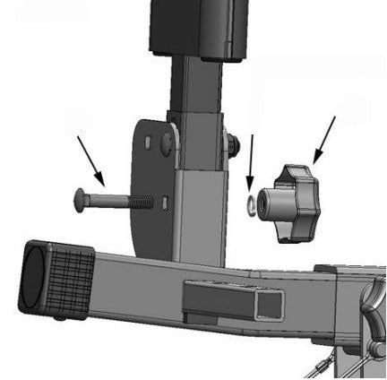 DOUBLE POST KNOB & BOLT Hollywood Racks Hardware
