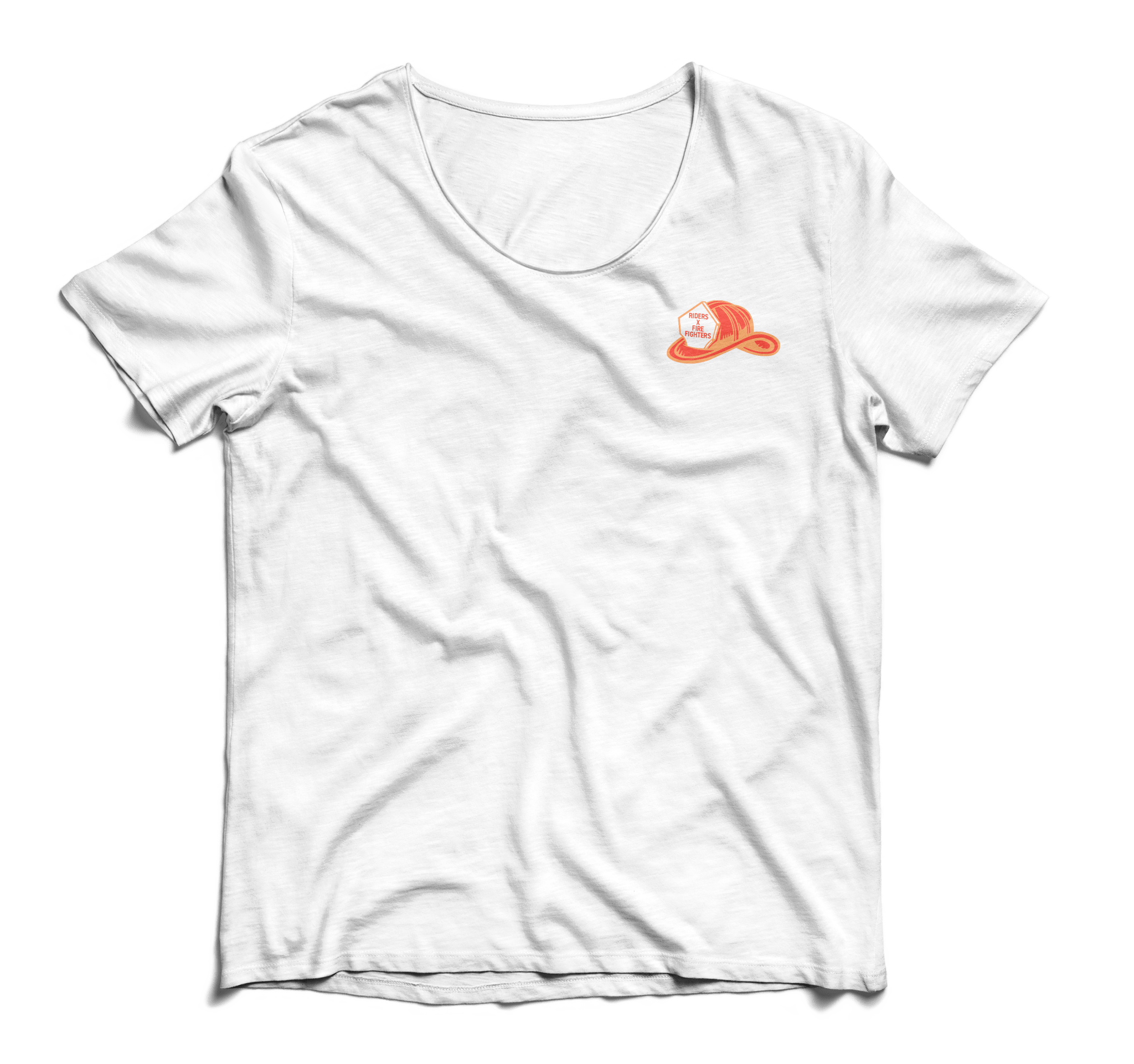 Riders X Firefighters Limited Edition T-Shirt - Support the Firefighters Hollywood Racks Shirts