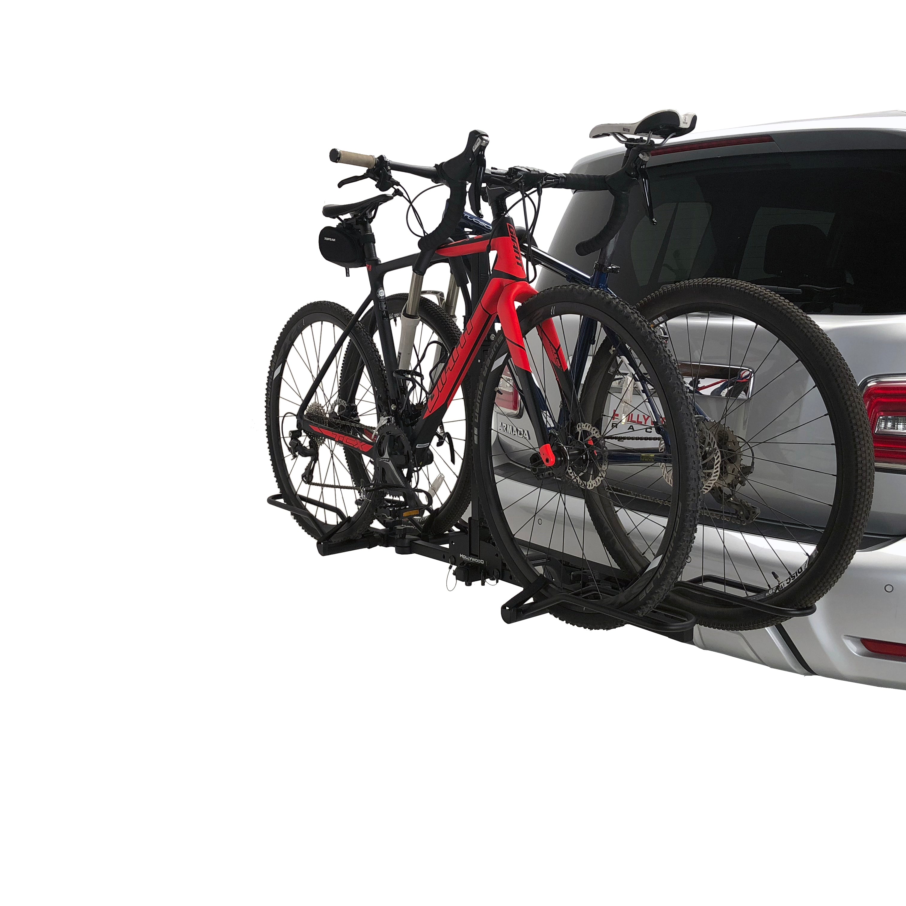 rear bicycle carrier rack for towing for 3 bikes