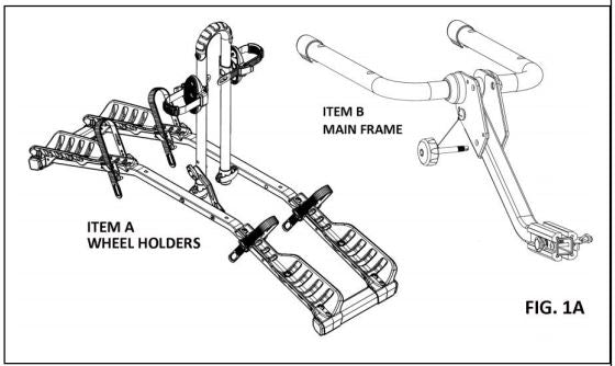 KNOB & CARRIAGE BOLT FOR MAIN FRAME Hollywood Racks Accessories