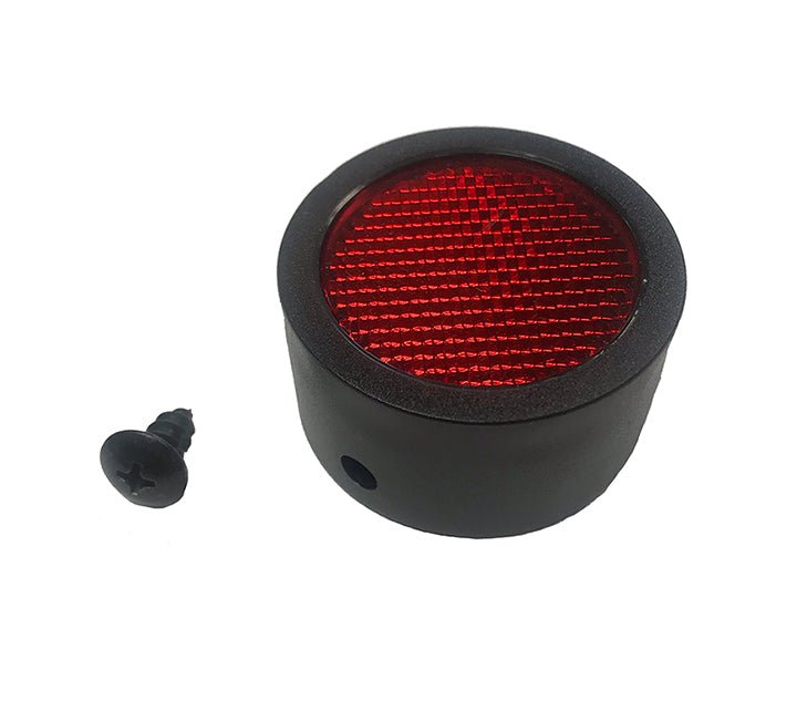 1 - 1/2" End Cap with Reflector and Screw Hollywood Racks Accessories