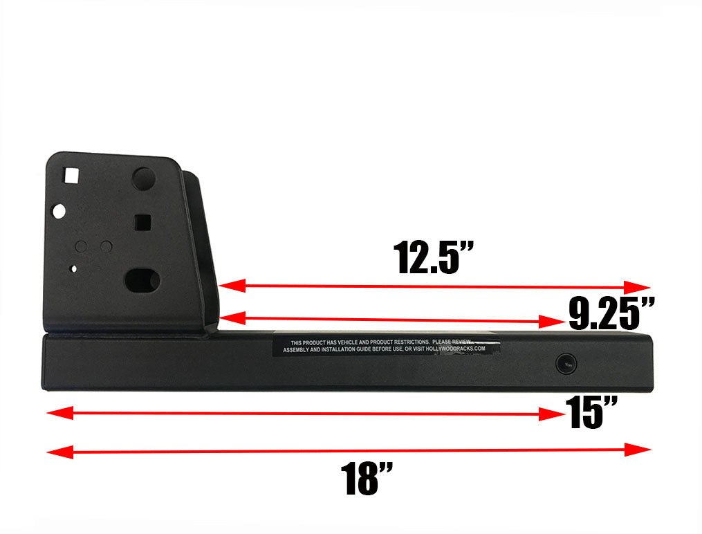 RECEIVER TUBE, RV RIDER, 2" Hollywood Racks