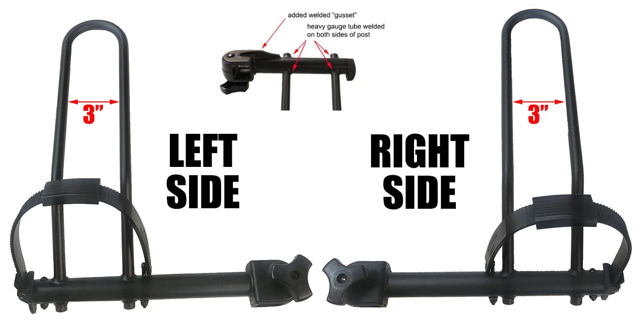 LEFT SIDE CARGO / RECUMBENT - E BIKE WHEEL HOLDER Hollywood Racks