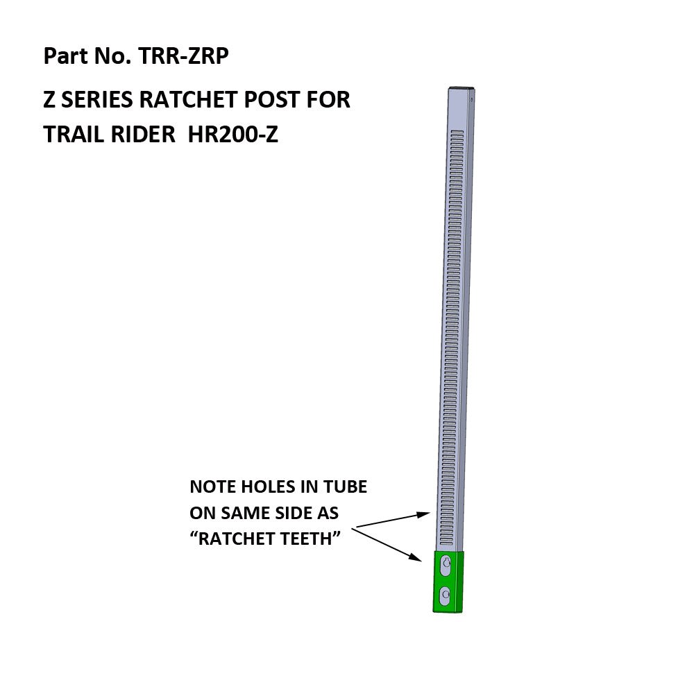 Trail Rider Ratchet Post Hollywood Racks