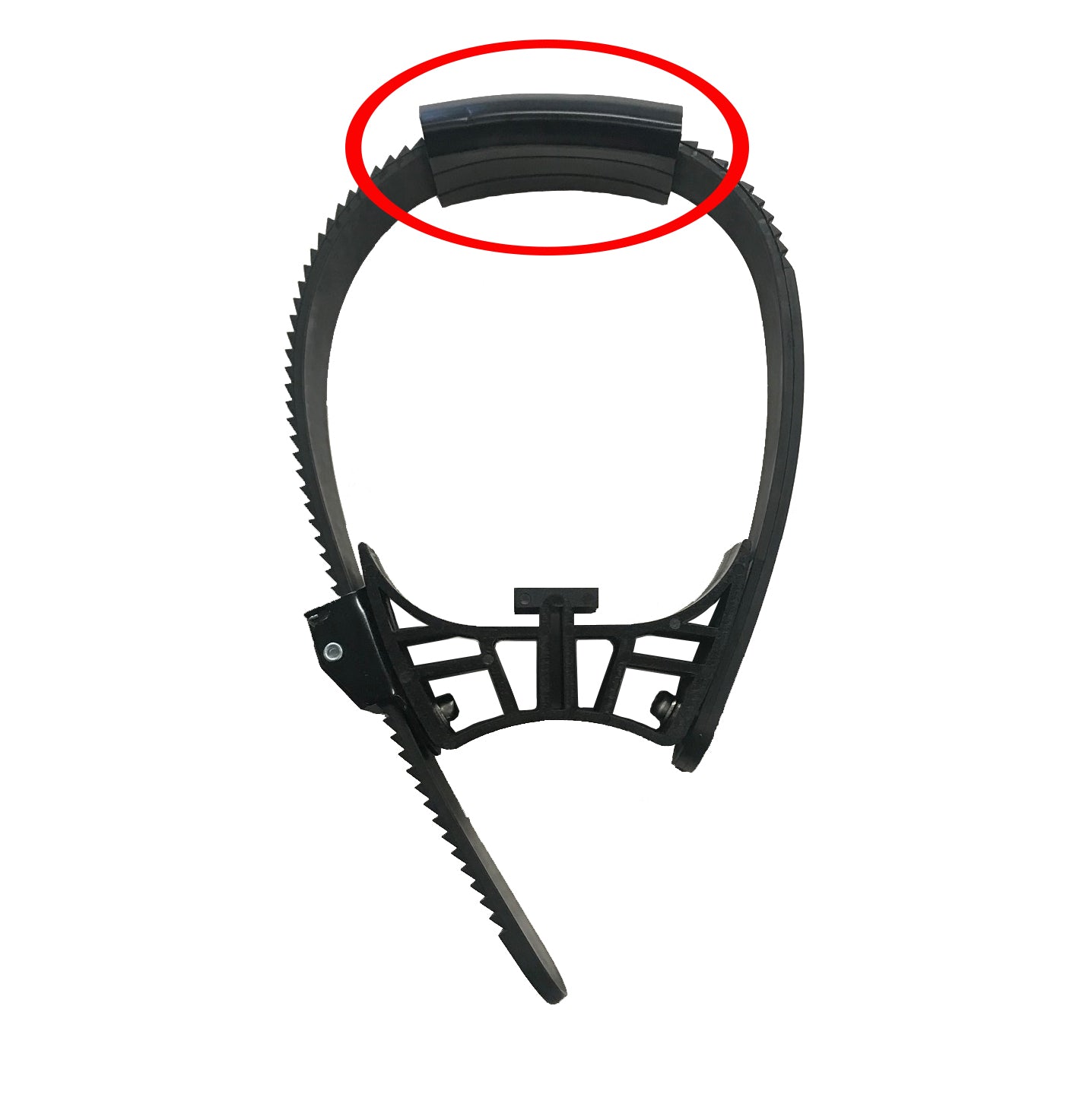 Correa De Piel D-STRAP De Parax Para Sujetar Rueda Delantera De Bici - Ajustable, Apta Para Soportes De Pared