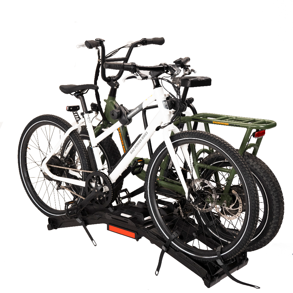 Destination E, Bike Rack with Ramp for Electric Bikes