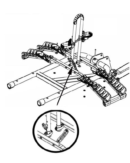 END CAP & BOLT FOR VERTICAL MAST Hollywood Racks Hardware