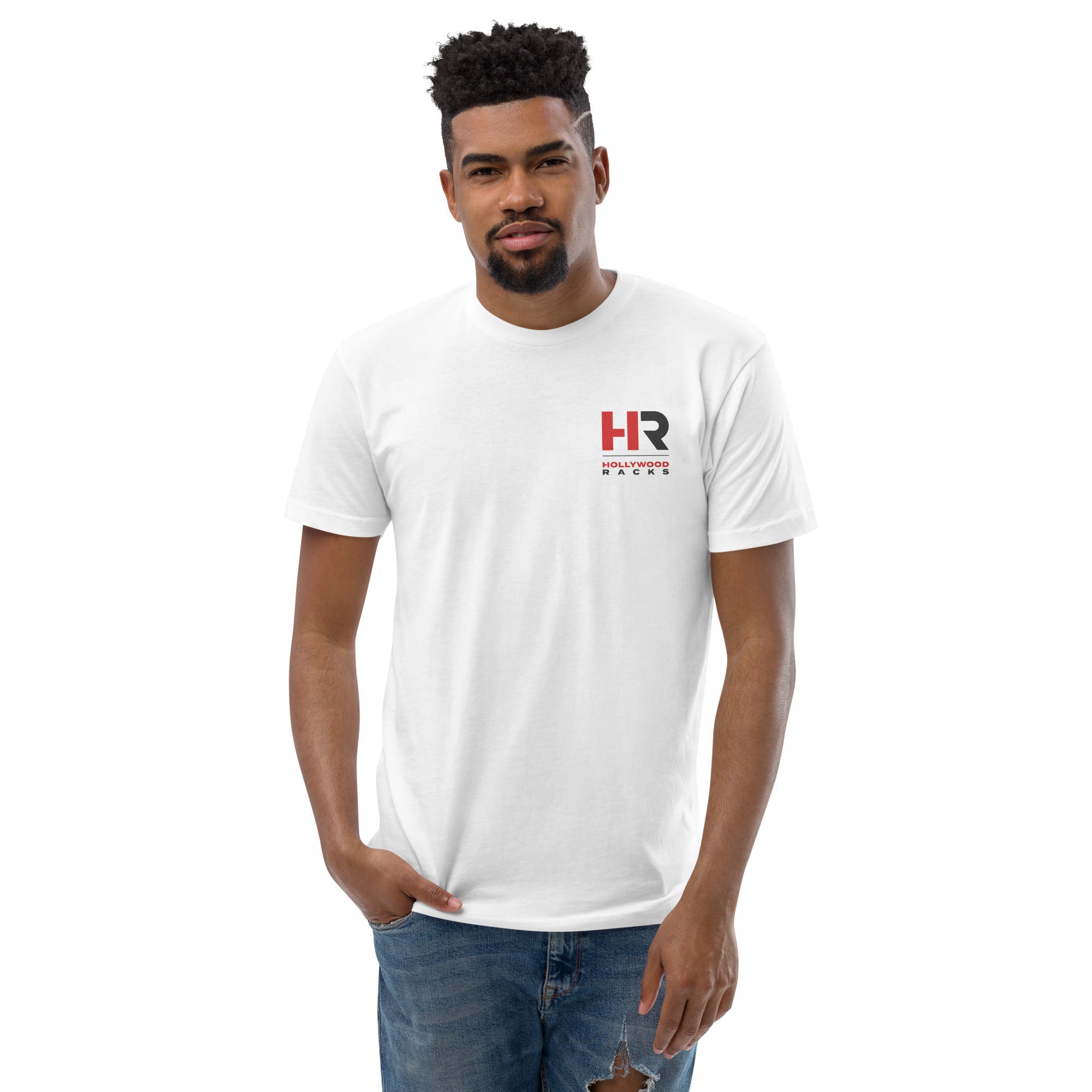 Hollywood Racks Short Sleeve T-shirt - White Hollywood Racks
